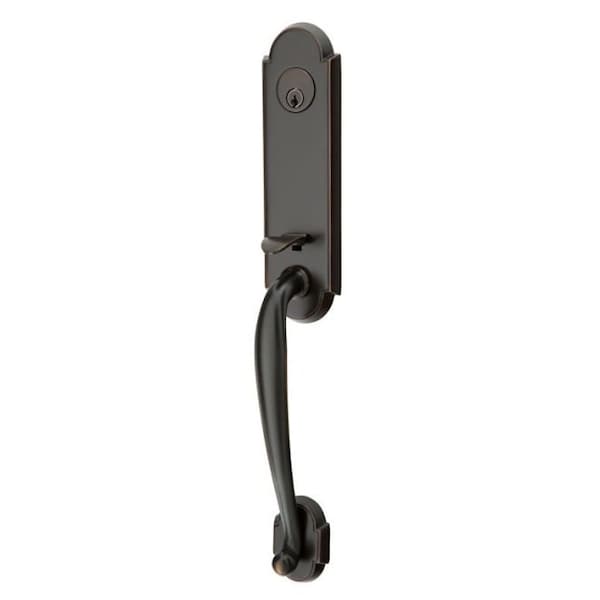 Emtek Oil Rubbed Bronze Handleset F133343MNUS10BLH234 F133343MNUS10BLH234 - main